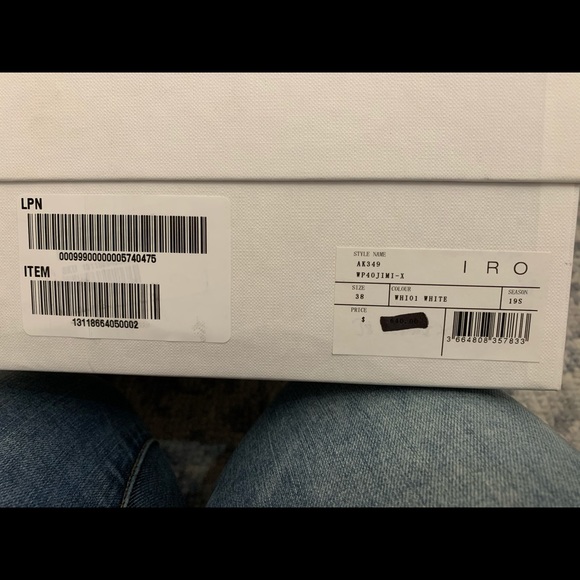 SALE 🔥IRO Jimmie - X Leather sneakers - Picture 5 of 6